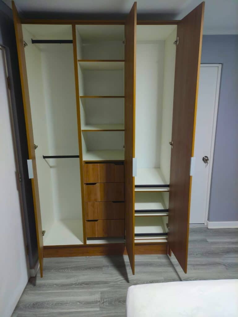 diseño closet modular moderno chile